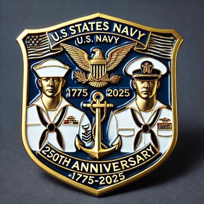 250th Anniversary U.S. NAVY Commemorative Pin