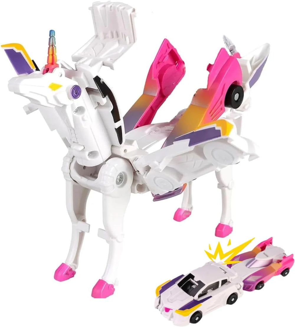 2-in-1 Transforming Dragon Car Toy with Collision Action