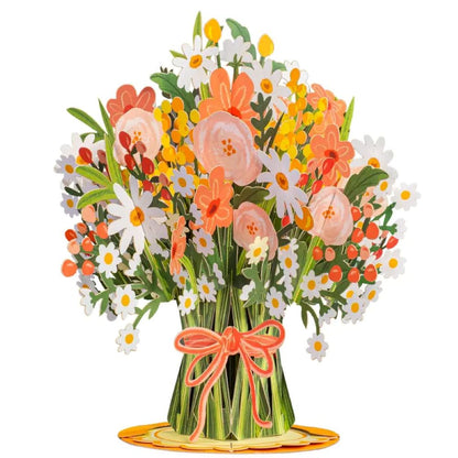 Paper Love Flower Bouquet Pop-Up Card