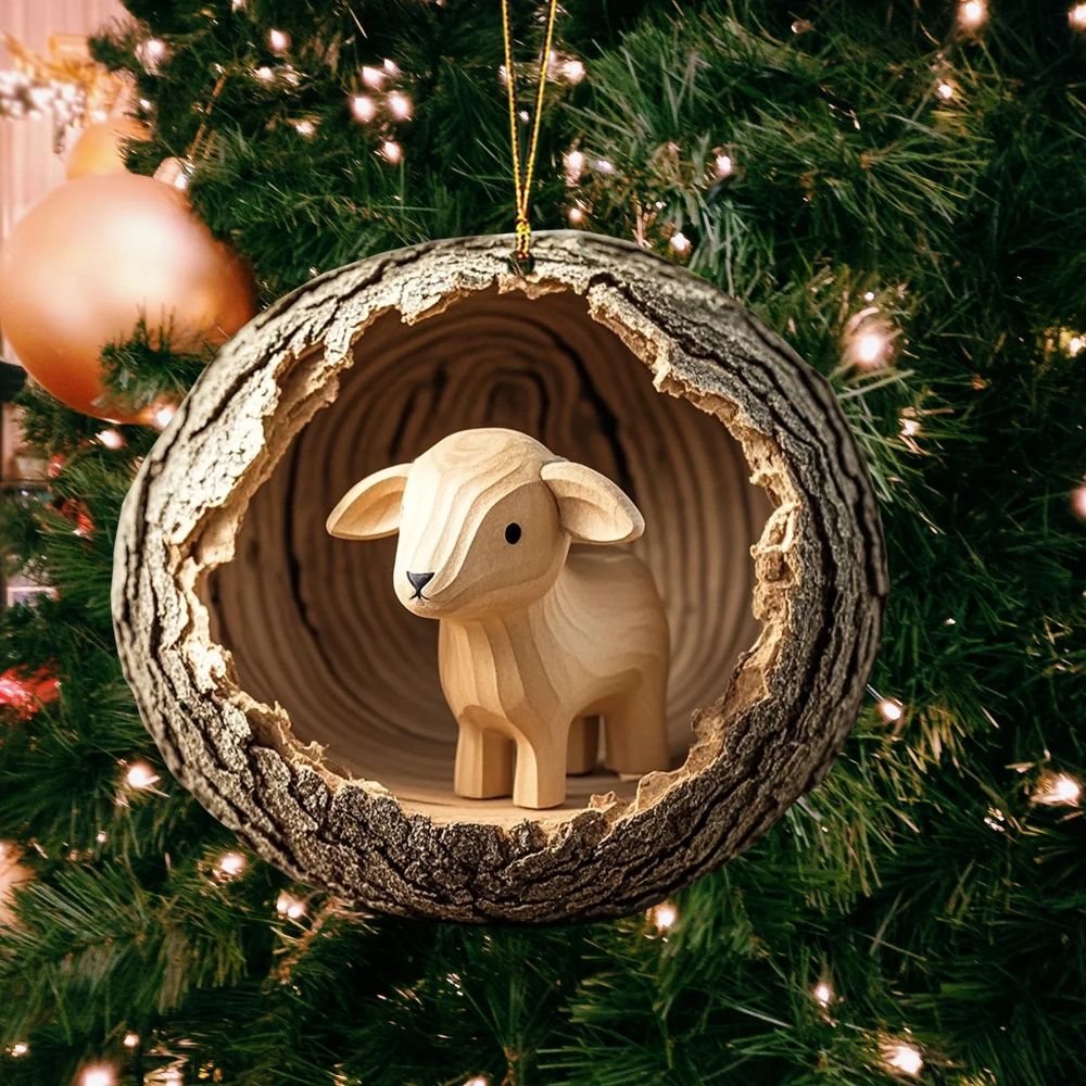 Sheep - Animal Christmas Ornament CH098