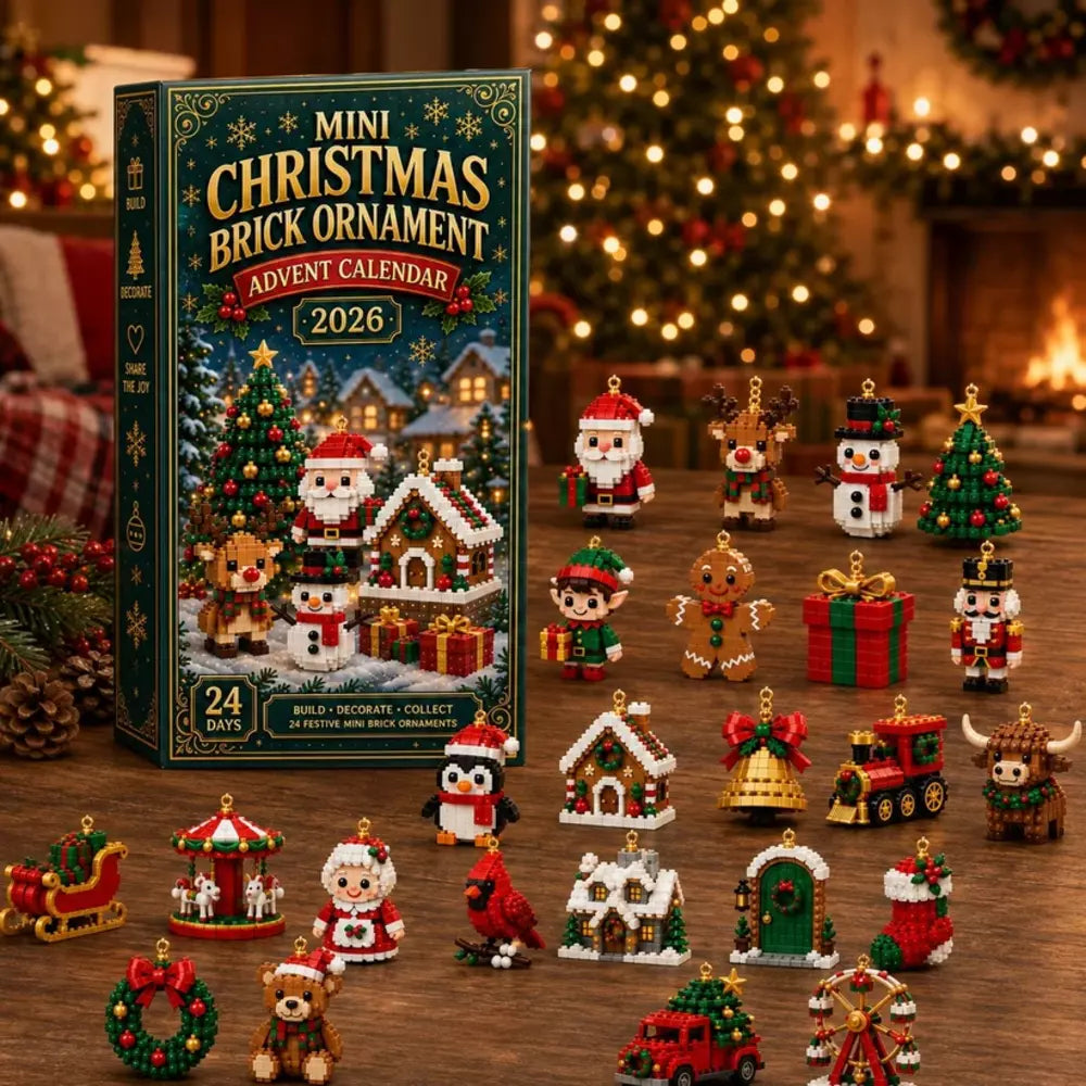 24 ready-made mini Christmas figures included in the advent calendar