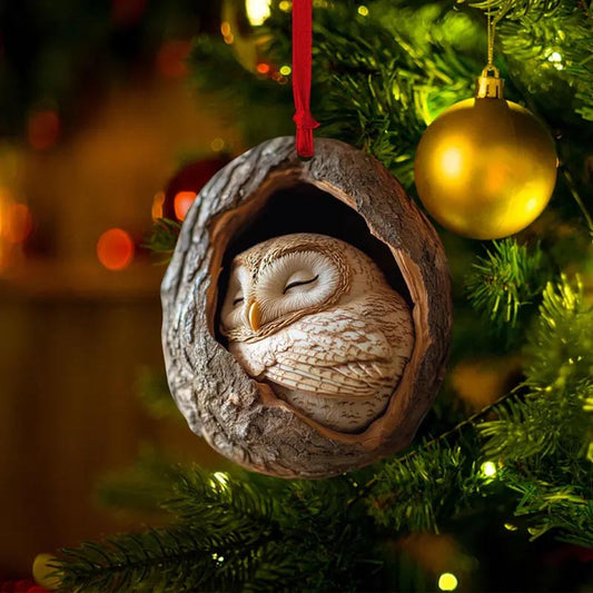 Owl - Animal Christmas Ornament CH025
