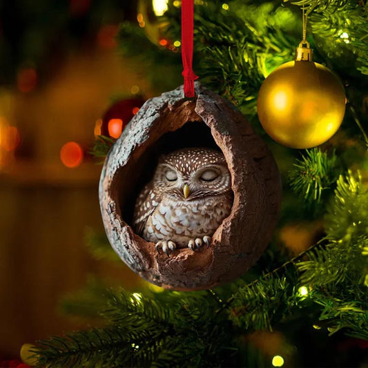 Owl - Animal Christmas Ornament CH026