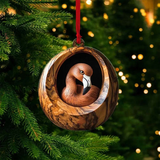 Flamingo - Animal Christmas Ornament CH027