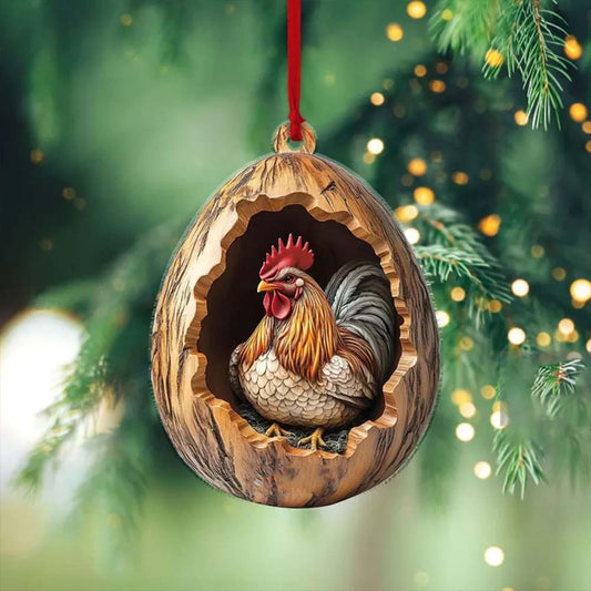 Rooster - Animal Christmas Ornament CH028