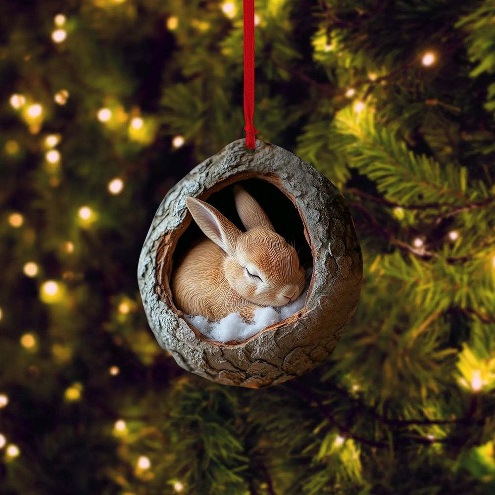 Bunny - Animal Christmas Ornament CH090