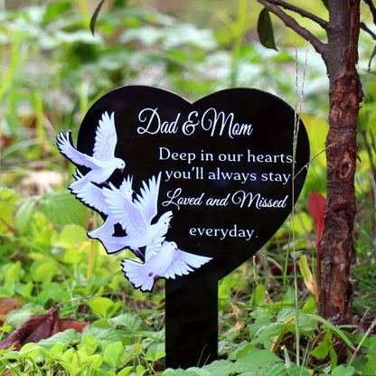 Eternal Heart Memorial Plaque