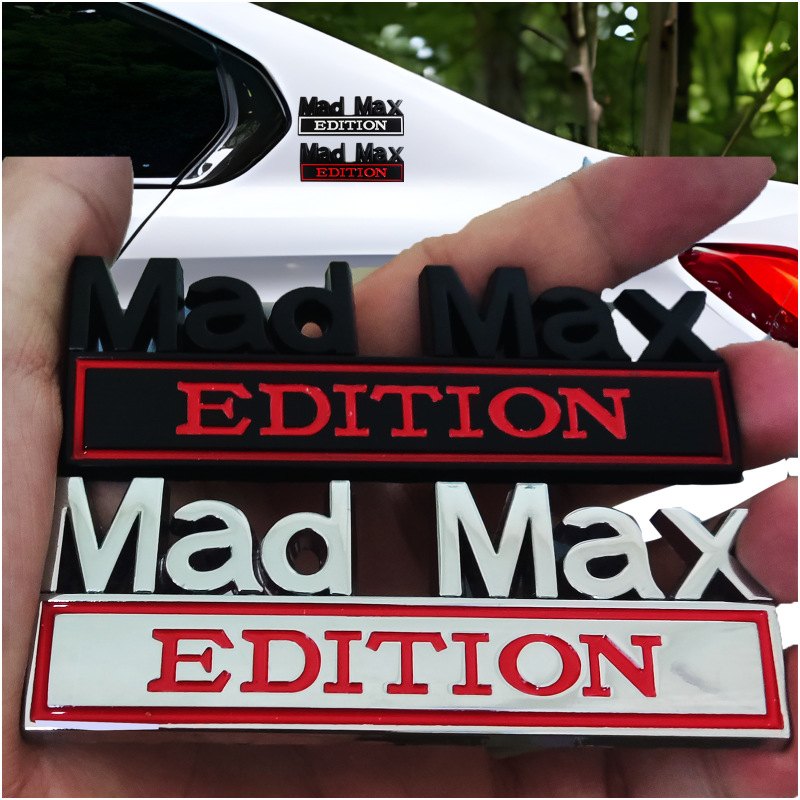 Mad Max Edition - Emblem Sticker Badge, Funny Decals for Car, Truck, SUV, Motorcycle - TE017