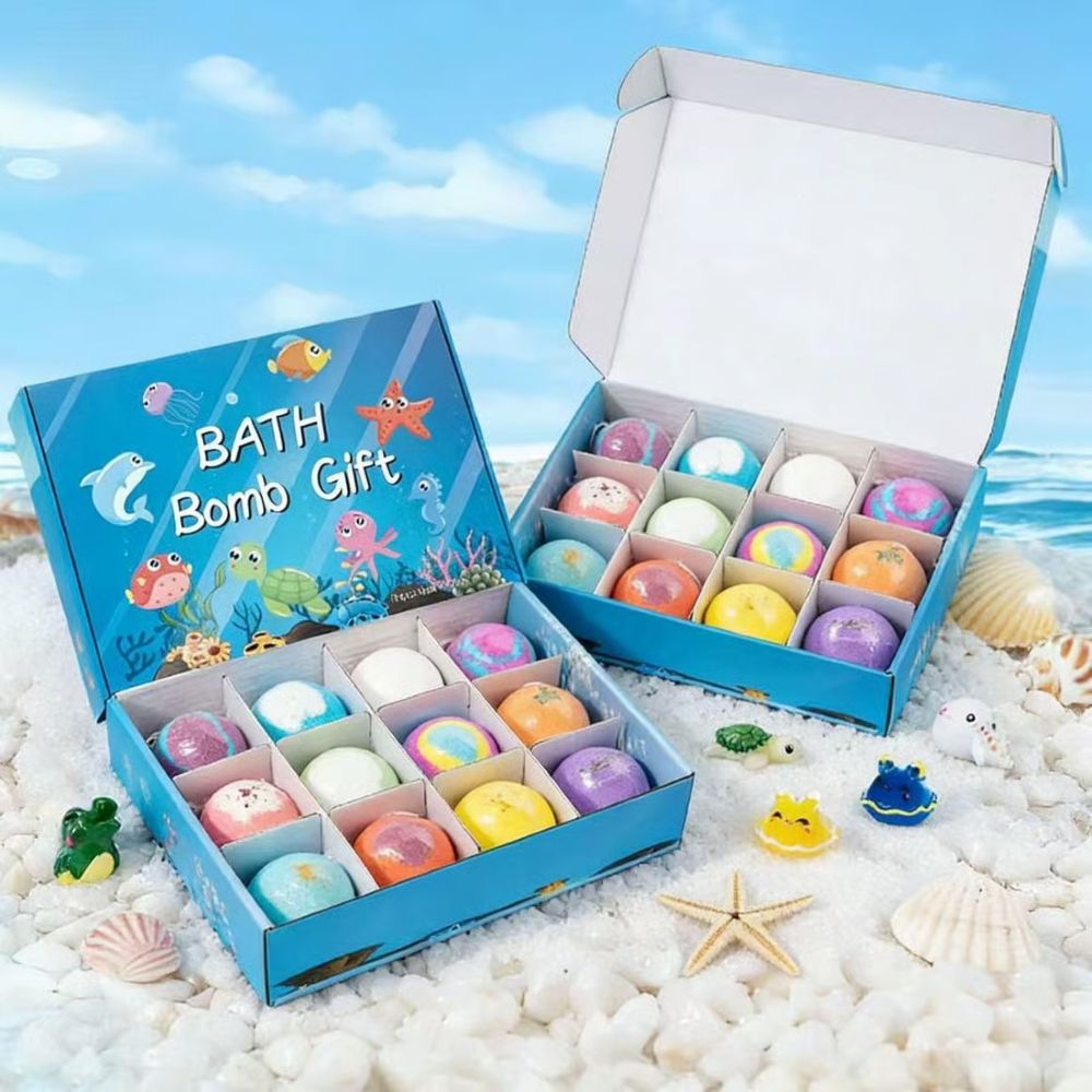 Bath Bombs For Kids – 12 Pack With Surprise Toys Inside, Easter Basket Stuffers