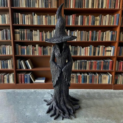 🧙‍♀️💫Hand-Painted Enchanting Witch Statue - The Guardian of Your Home