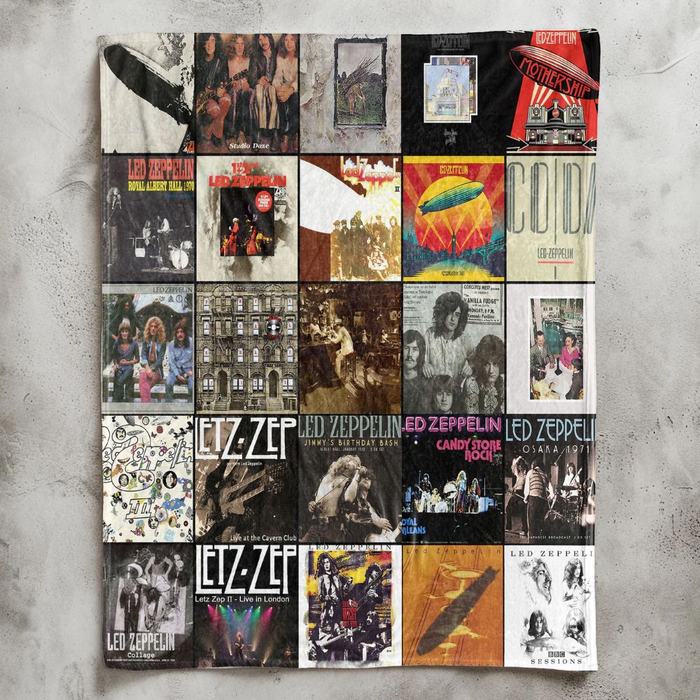 Led Zeppelin Blanket - D602 - A Legendary Album Cover Tribute for True Rock Fans