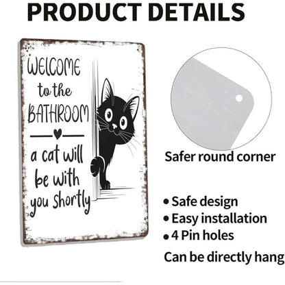 Vintage Humor Metal Sign - BW008