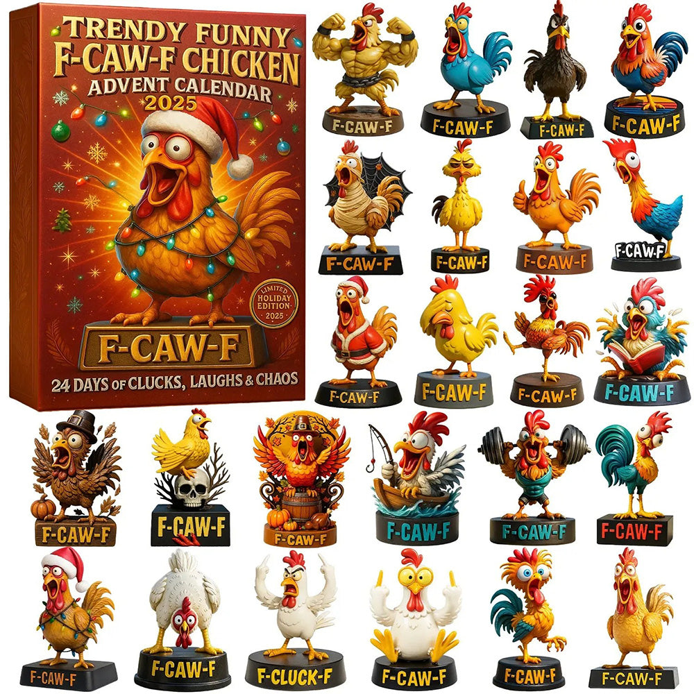 🎅🐔 Funny F-Caw-F Chicken Advent Calendar 2025