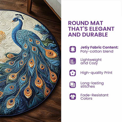 Farmstead Cow Round Rug - H560
