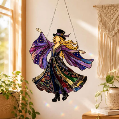 Handmade Stained Spinning Suncatcher