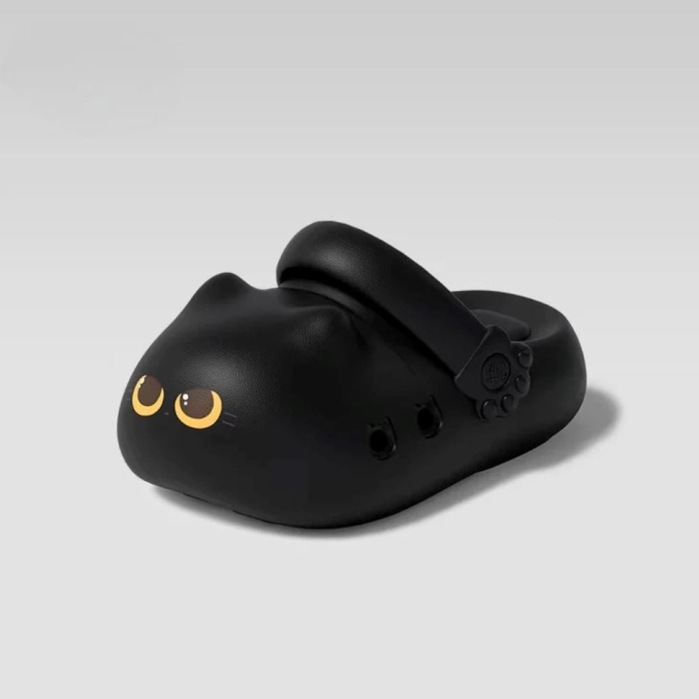 Cat Paw Print Clogs – Cute Cat Lover Slip-On Shoes That Leave Paw Prints