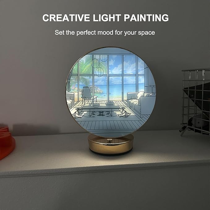 LED Mirror and Lighting Painting Multifunctional Decoration