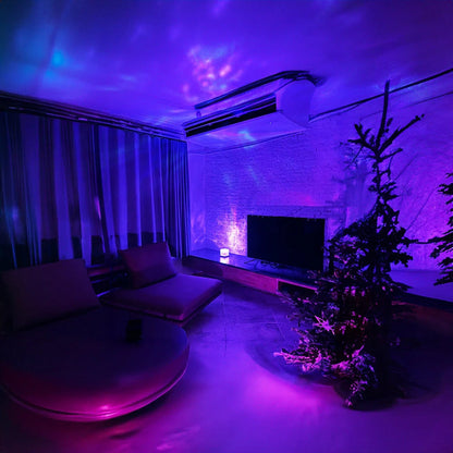 16-Color LED Water Ripple Crystal Lamp