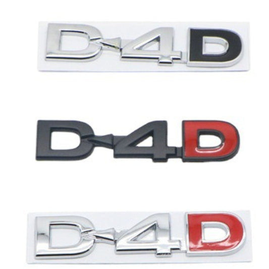 D4D - Emblem Sticker Badge, Funny Decals for Car, Truck, SUV, Motorcycle - TE027