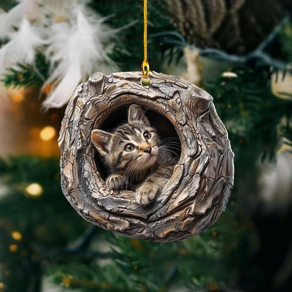 Cat - Animal Christmas Ornament CH053