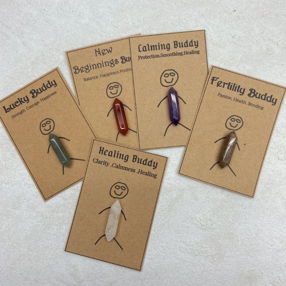 Crystal Buddies – Meaningful Crystals with Affirmation Cards