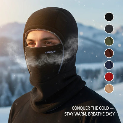 Thermal Fleece Balaclava – Windproof 3-in-1 Winter Hat, Mask & Neck Warmer