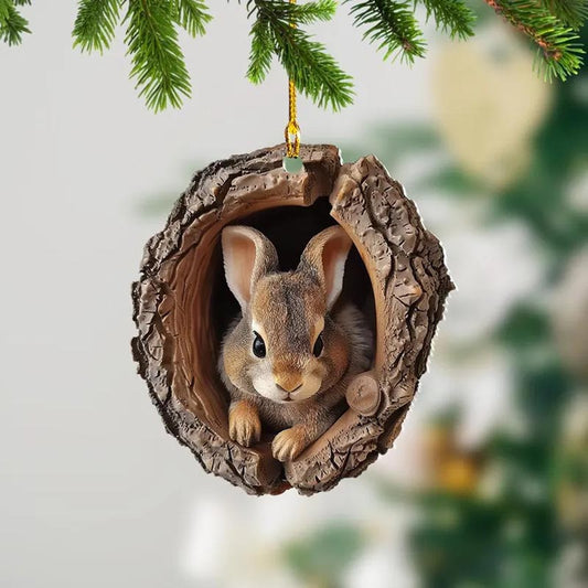 Bunny - Animal Christmas Ornament CH034