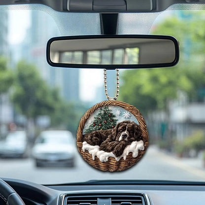 Newfoundland In Mini Basket Ornament - MB037