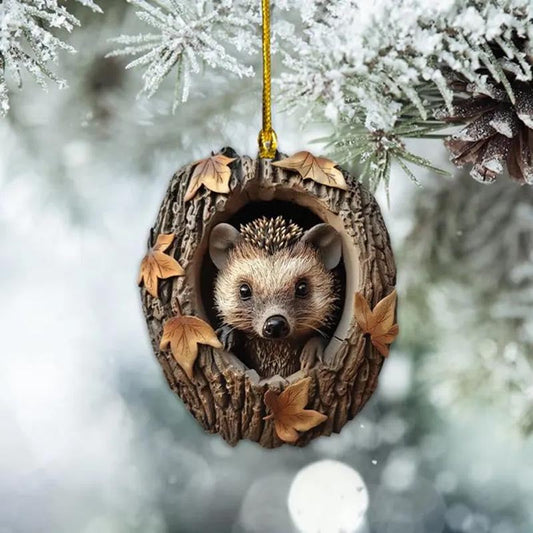 Hedgehog - Animal Christmas Ornament CH037