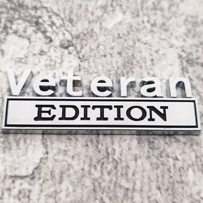 Veteran Edition - Emblem Sticker Badge, Funny Decals for Car, Truck, SUV, Motorcycle - TE008