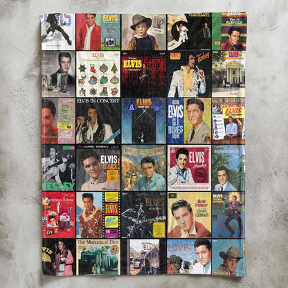 Elvis Presley Blanket - D599 - A Cozy Tribute to the King of Rock ’n’ Roll