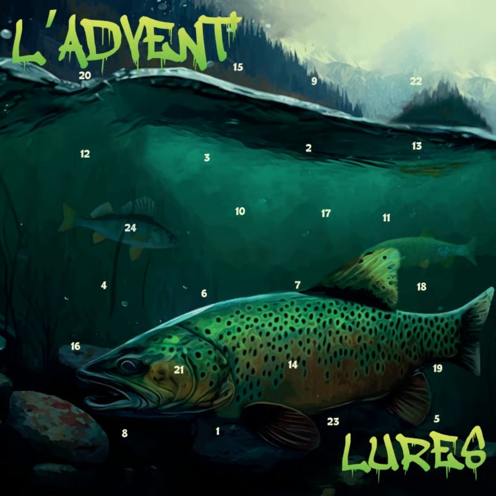 Fishing Advent Calendar - 24 Unique Lures for Predator Anglers
