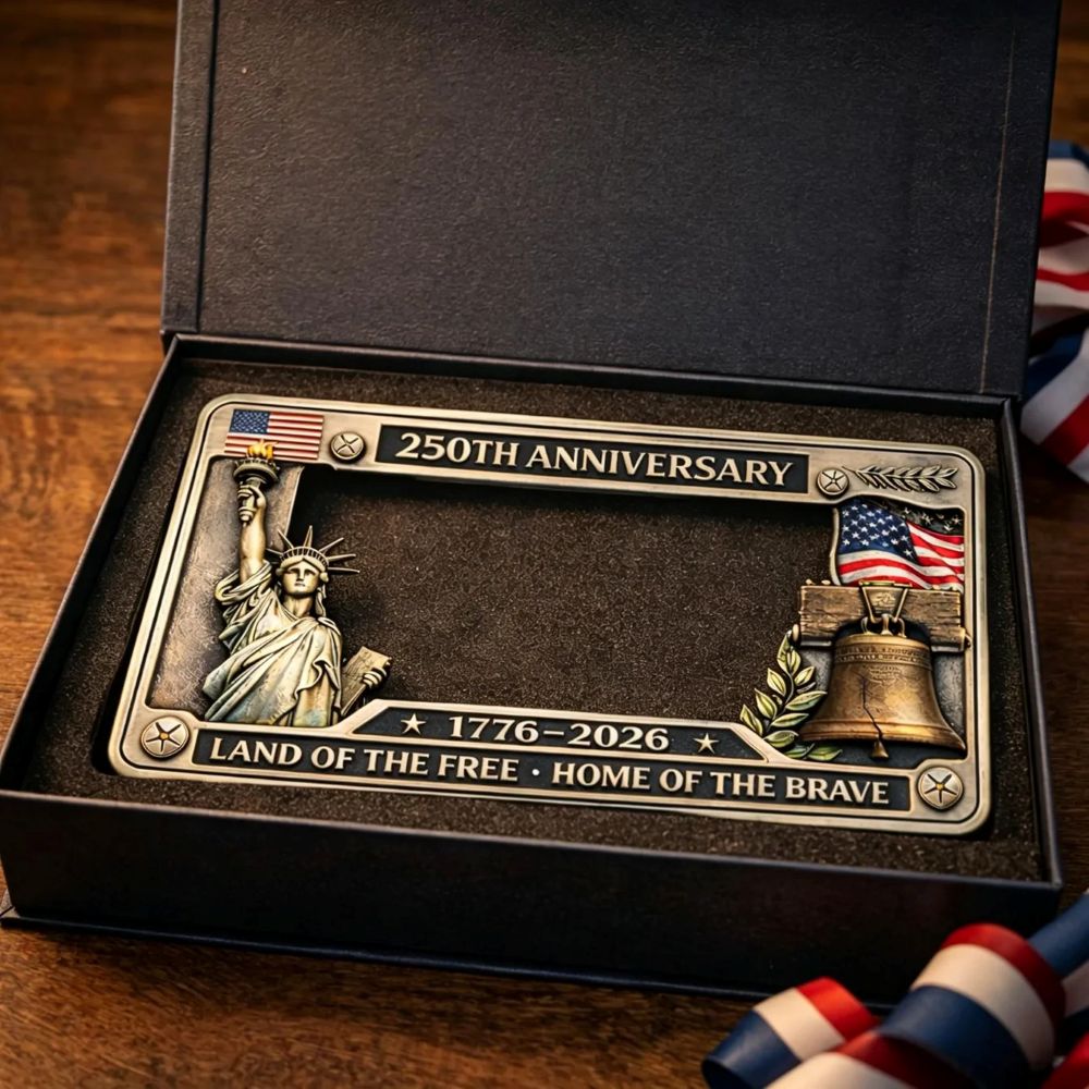 250th Anniversary Commemorative License Plate Frame