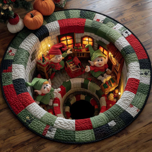 Jolly Workshop - Christmas Round Rug - JW003