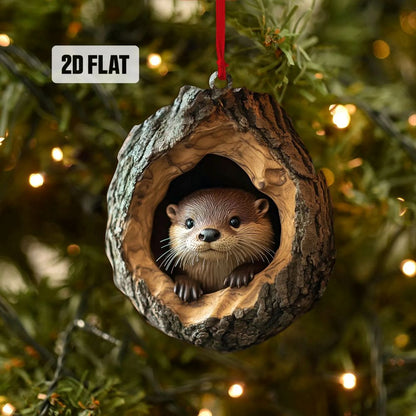 Otter - Animal Christmas Ornament CH083