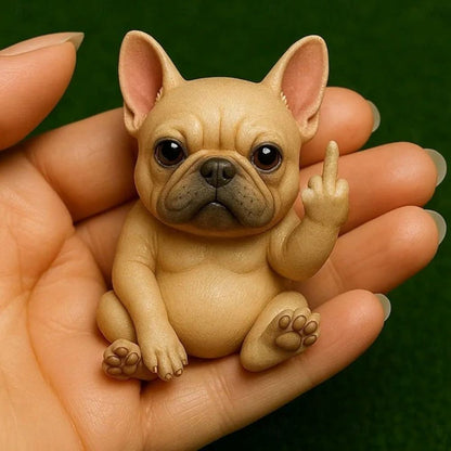 Funny Middle Finger Resin Animals