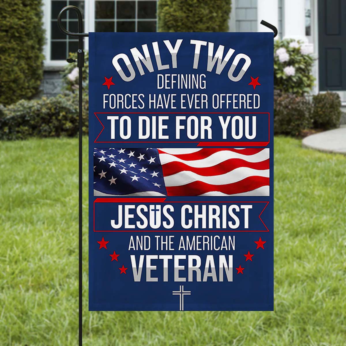 Veterans Day Flag Jesus Christ And The American Flag - C039