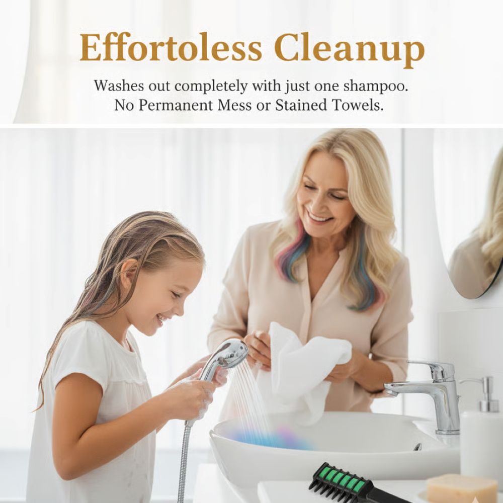 Festive Fun Hair Chalk Combs 🌈