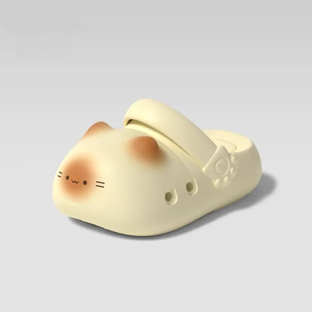 Cat Paw Print Clogs – Cute Cat Lover Slip-On Shoes That Leave Paw Prints
