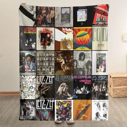 Led Zeppelin Blanket - D602 - A Legendary Album Cover Tribute for True Rock Fans