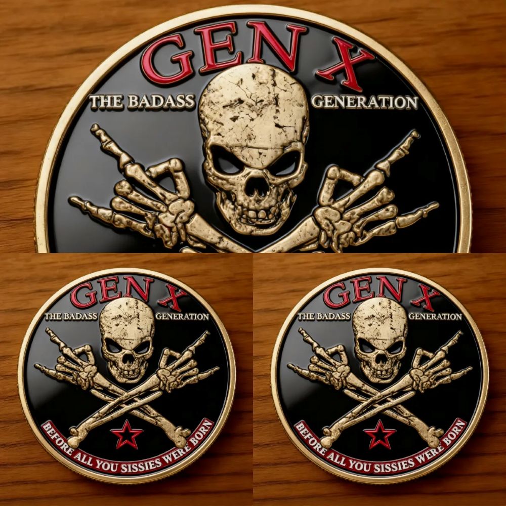 GEN X Coin – The Ultimate Tribute to the Badass Generation