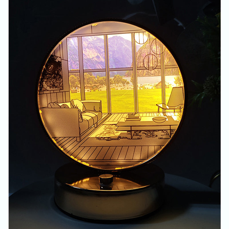 LED Mirror and Lighting Painting Multifunctional Decoration