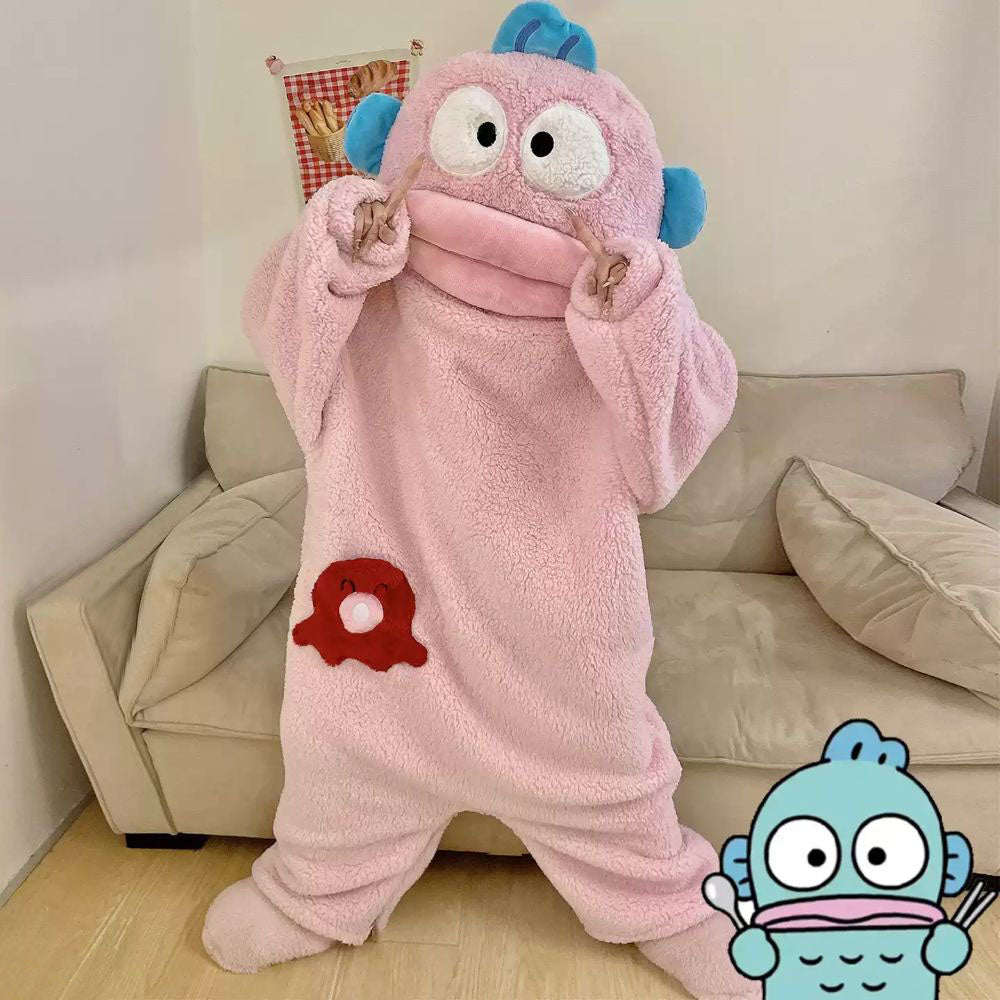 Funny Big Mouth Plush Onesie Pajamas
