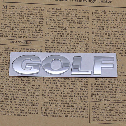 Golf - Emblem Sticker Badge, Funny Decals for Car, Truck, SUV, Motorcycle - TE033