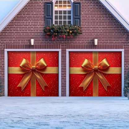 Gift Wrap Christmas Garage Door Covers D487