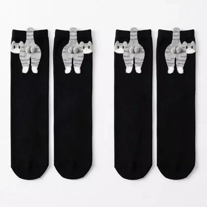 Cute Cat Socks with Balls