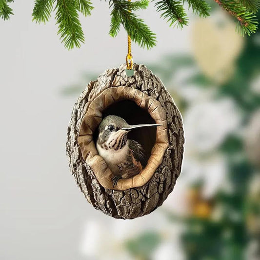Hummingbird - Animal Christmas Ornament CH040