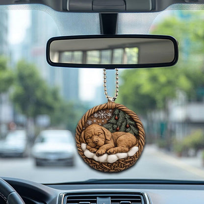 Chesapeake Bay Retriever In Mini Basket Ornament - MB043