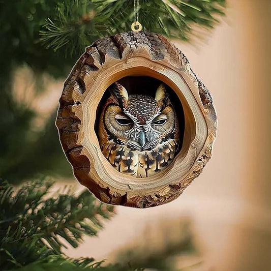 Owl - Animal Christmas Ornament CH049