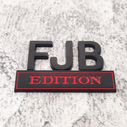 Fjb Edition - Emblem Sticker Badge, Funny Decals for Car, Truck, SUV, Motorcycle - TE039